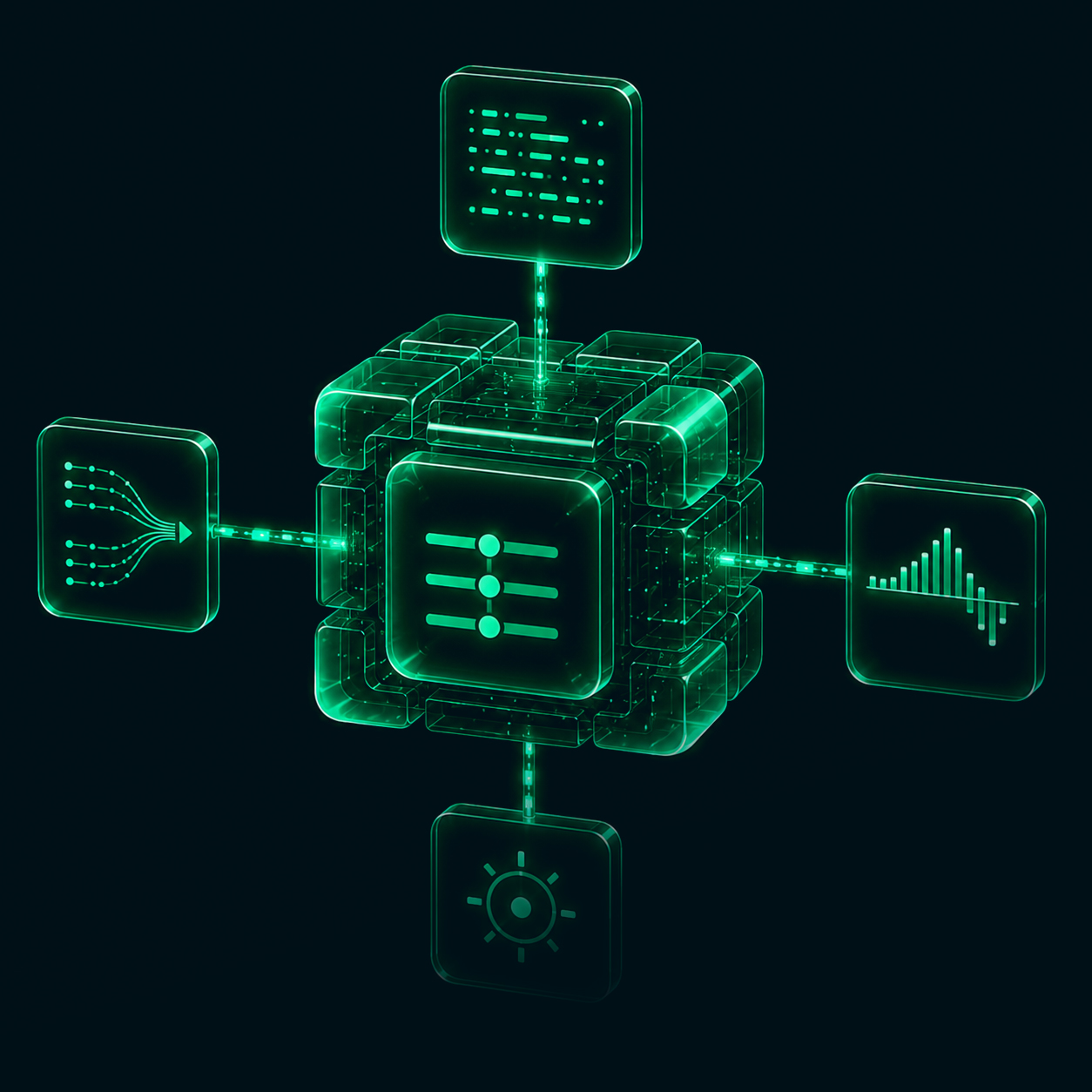 UPX AI agent connected to the operation's applications